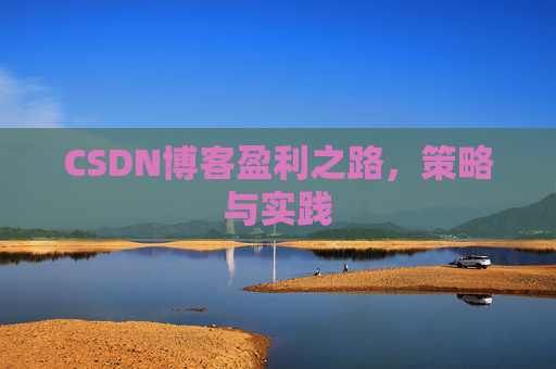 CSDN博客盈利之路，策略与实践